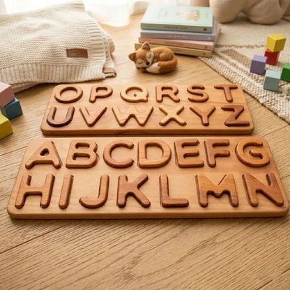 Montessori Ahşap Alfabe Bulmaca