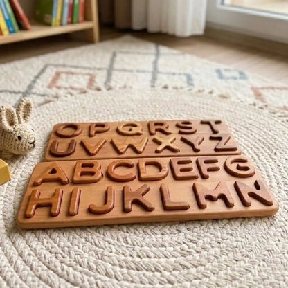 Montessori Ahşap Alfabe Bulmaca