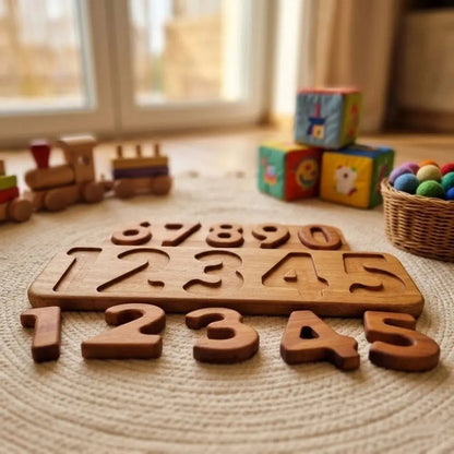 Montessori Ahşap Sayı Bulmaca