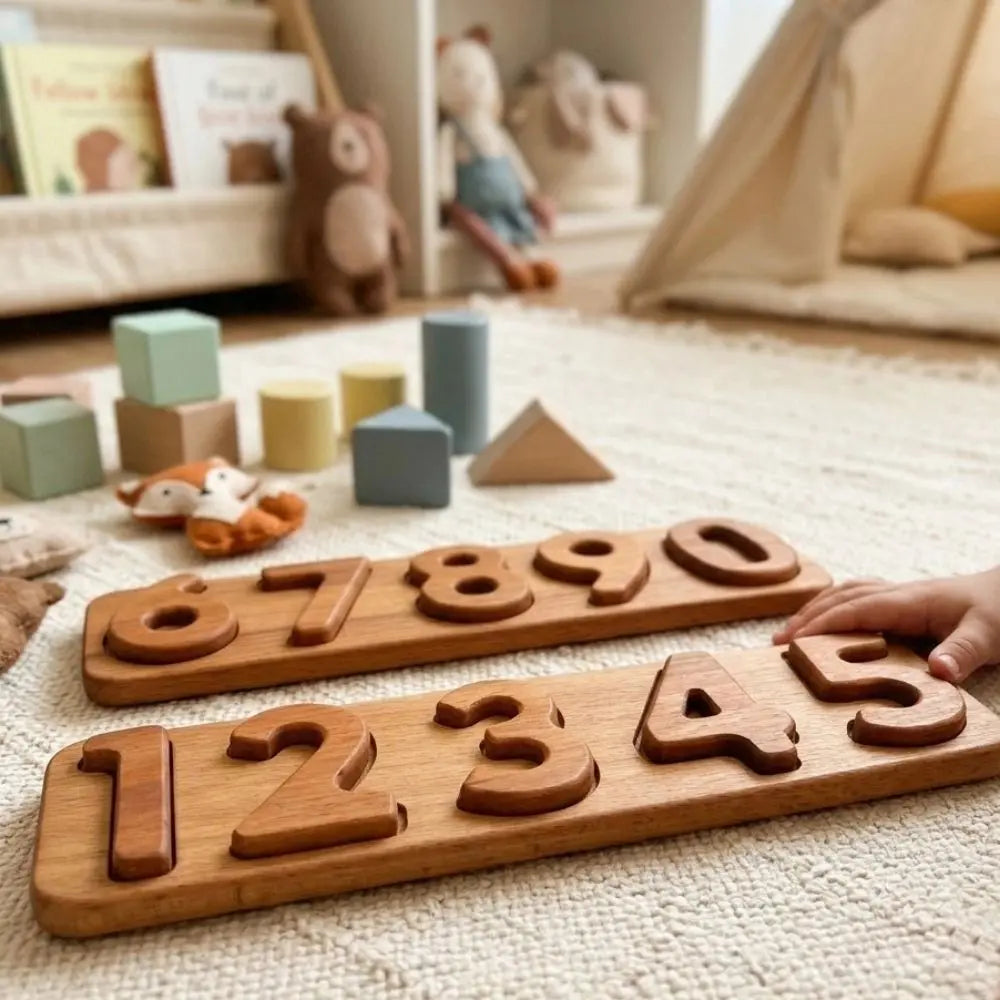 Montessori Ahşap Sayı Bulmaca