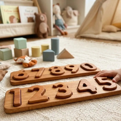 Montessori Ahşap Sayı Bulmaca