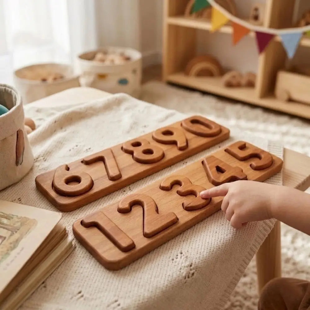 Montessori Ahşap Sayı Bulmaca