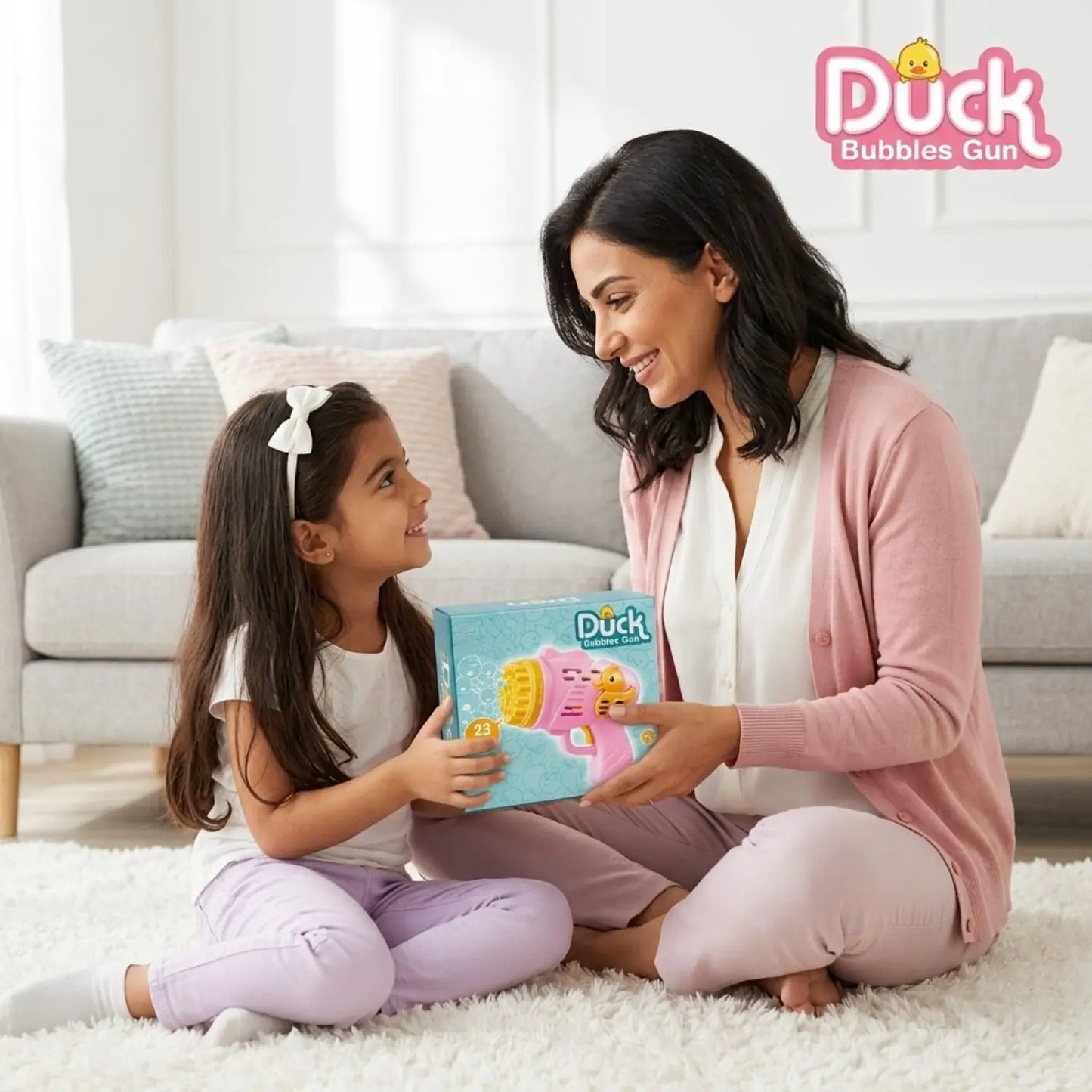 Duck Pilli Baloncuk Tabancası