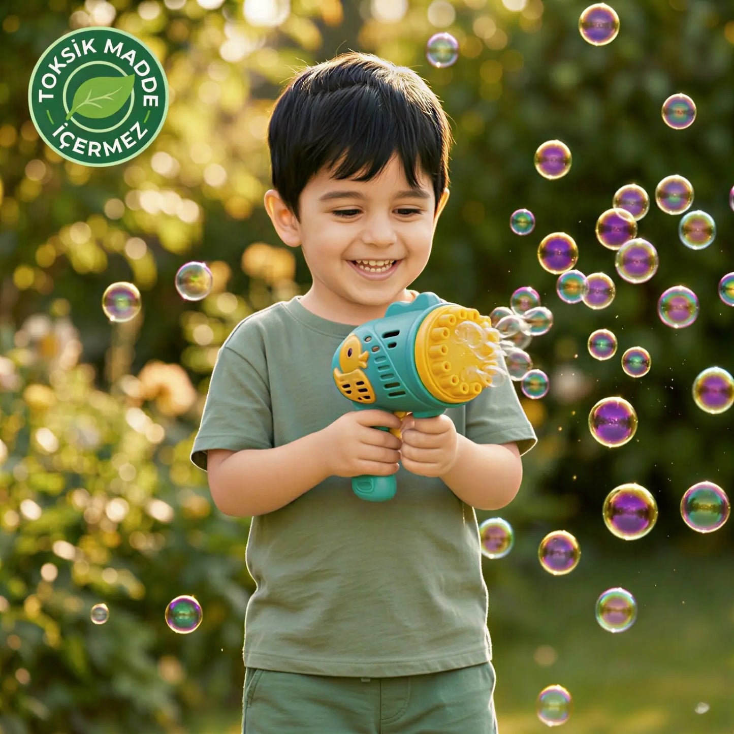 Duck Pilli Baloncuk Tabancası